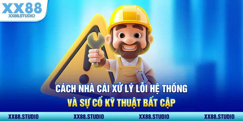 Cách nhà cái xử lý lỗi hệ thống và sự cố kỹ thuật bất cập