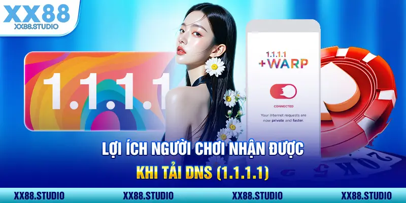 Lợi ích người chơi nhận được khi tải DNS (1.1.1.1)