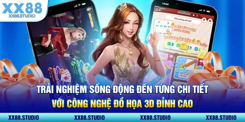 Trải nghiệm sống động đến từng chi tiết với công nghệ đồ họa 3D đỉnh cao